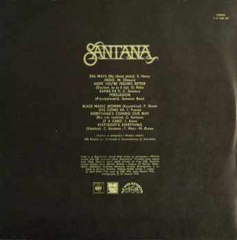 Santana: Carlos Santana (+INSERT)