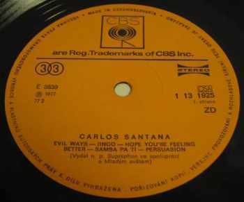 Santana: Carlos Santana (+INSERT)