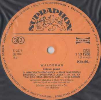 Waldemar Matuška: Lidové Písně