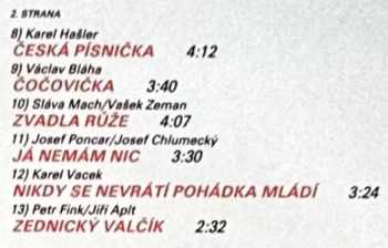 Pražská Kapela Petra Finka: Ty Naše Písničky České