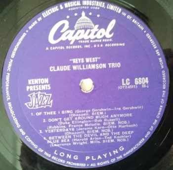 The Claude Williamson Trio: Keys West