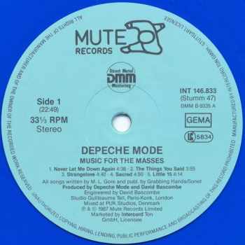 Depeche Mode: Music For The Masses CLR