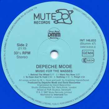 Depeche Mode: Music For The Masses CLR