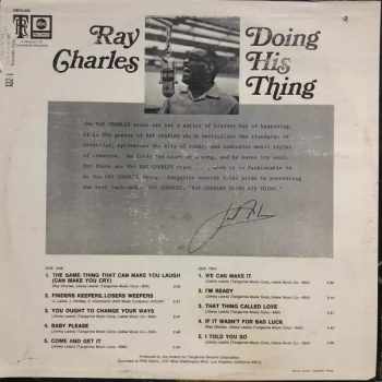 Ray Charles: Doing His Thing