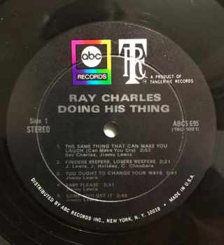 Ray Charles: Doing His Thing