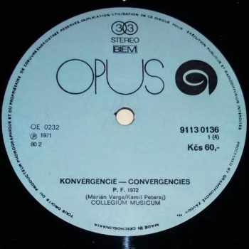 Collegium Musicum: Konvergencie