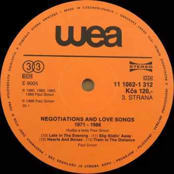 Paul Simon: Negotiations And Love Songs (1971-1986)