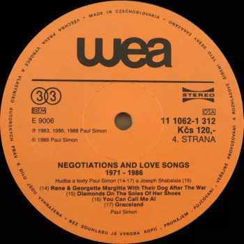 Paul Simon: Negotiations And Love Songs (1971-1986)