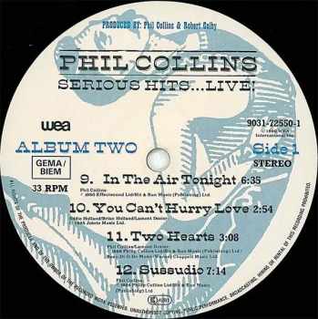 Philip Arthur William Collins: Serious Hits...Live!