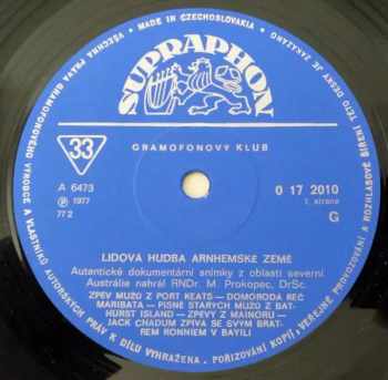 Various: Lidová Hudba Arnhemské Země (+BOOKLET)
