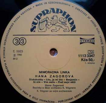 Hana Zagorová: Mimořádná Linka