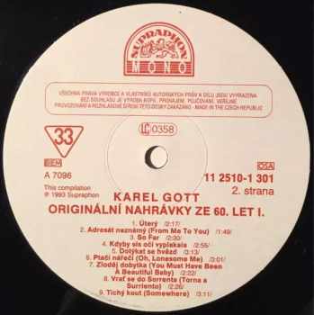 Karel Gott: Originální Nahrávky Ze 60. Let  I.