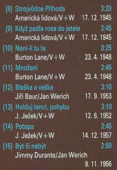 Jan Werich: Zpívá Jan Werich