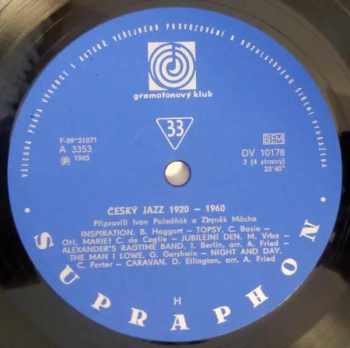 Various: Český Jazz 1920-1960 (2xLP)