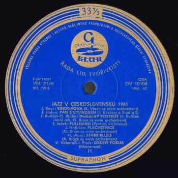 Various: Jazz V Československu 1961
