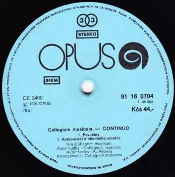 Collegium Musicum: Continuo