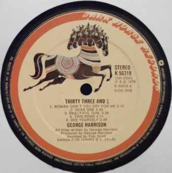 George Harrison: Thirty Three & 1/3