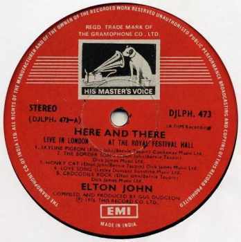 Elton John: Here And There