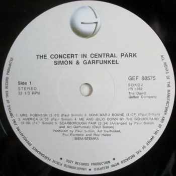 Simon & Garfunkel: The Concert In Central Park