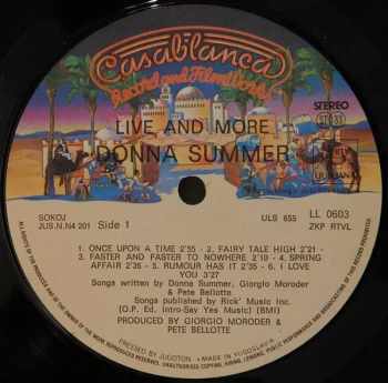 Donna Summer: Live And More