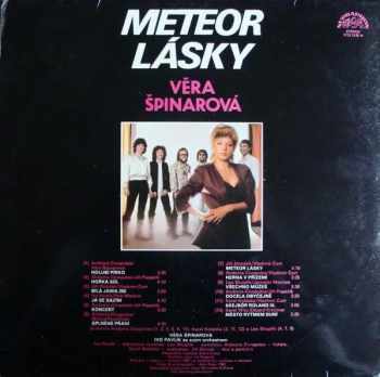 Věra Špinarová: Meteor Lásky