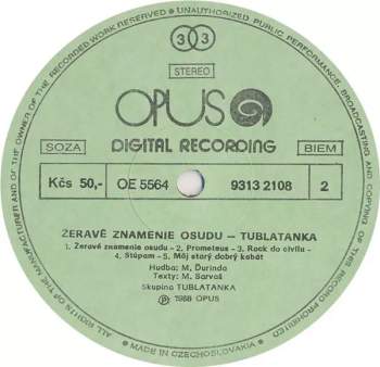 Tublatanka: Žeravé Znamenie Osudu
