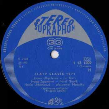 Various: Zlatý Slavík 1971