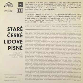 Jaroslav Krček: Staré České Lidové Písně