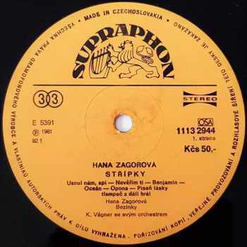 Hana Zagorová: Střípky
