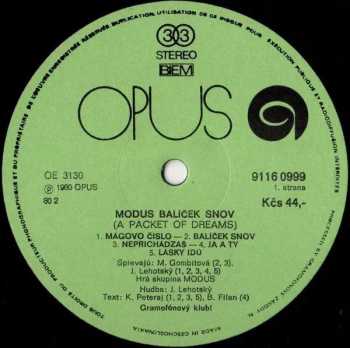 Modus: Balíček Snov