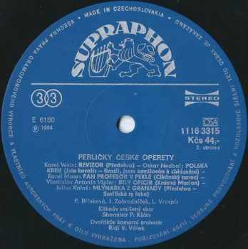 Various: Perličky České Operety