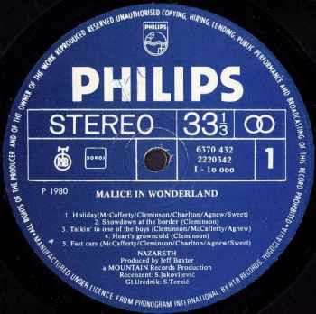 Nazareth: Malice In Wonderland
