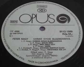 Peter Nagy: Chráň Svoje Bláznovstvá