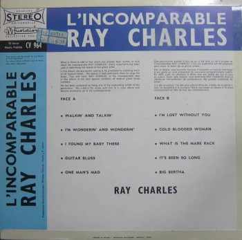 Ray Charles: L'Incomparable