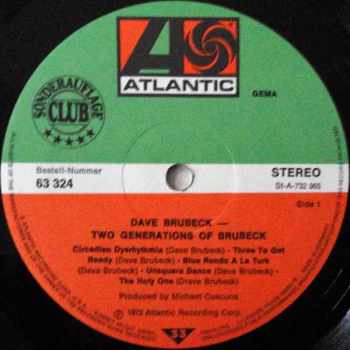 Dave Brubeck: Two Generations Of Brubeck