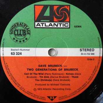 Dave Brubeck: Two Generations Of Brubeck