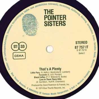 Pointer Sisters: That's A Plenty