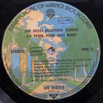 Paul & Mary Peter: The Most Beautiful Songs Of Peter, Paul & Mary
