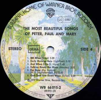 Paul & Mary Peter: The Most Beautiful Songs Of Peter, Paul & Mary