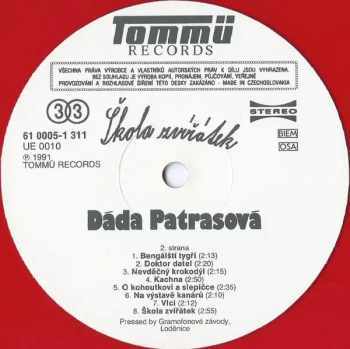 Dagmar Patrasová: Škola Zvířátek ČERVENÝ VINYL