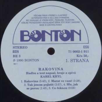 Karel Kryl: Rakovina