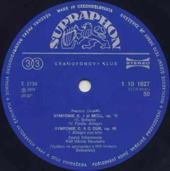 The Czech Philharmonic Orchestra: Symfonie 1~9 (8xLP+ BOOKLET+BOX)