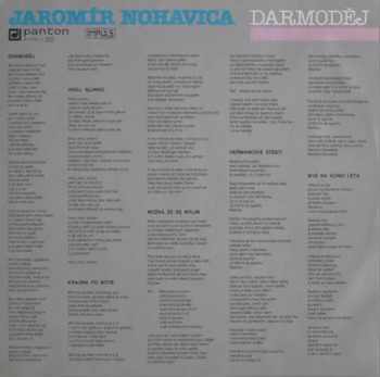 Jaromír Nohavica: Darmoděj (+ INSERT + PARAGON)