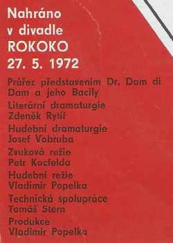 Václav Neckář: Doktor Dam Di Dam A Jeho Bacily