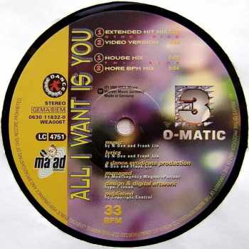 3-O-Matic: All I Want Is You