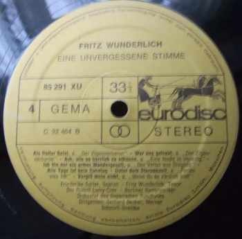 Fritz Wunderlich: Eine Unvergessene Stimme