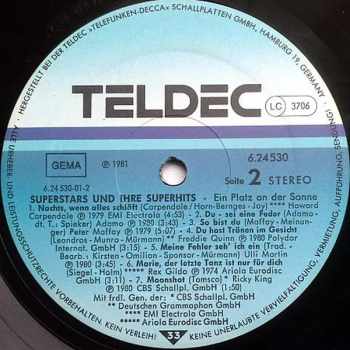 Various: Superstars Und Ihre Superhits