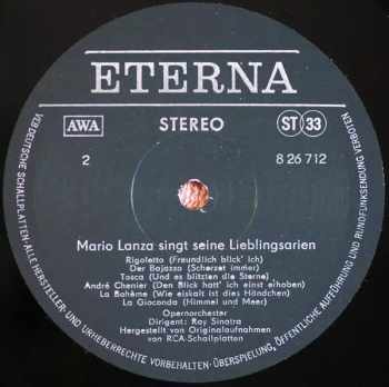 Mario Lanza: Mario Lanza Singt Seine Lieblingsarien