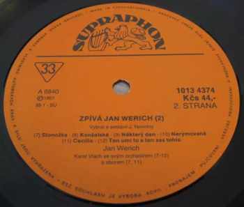 Jan Werich: Zpívá Jan Werich 2 (88 1)