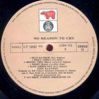 Eric Clapton: No Reason To Cry